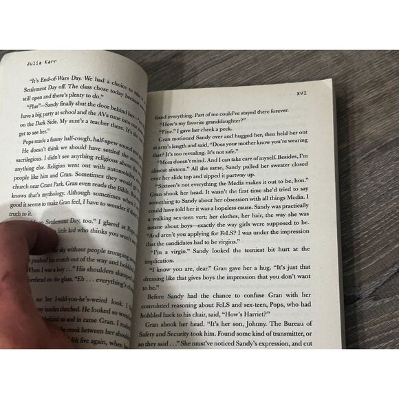 XVI In The Future Innocence Expires At Sixteen Novel By Julia Karr Paperback - Picture 3 of 7